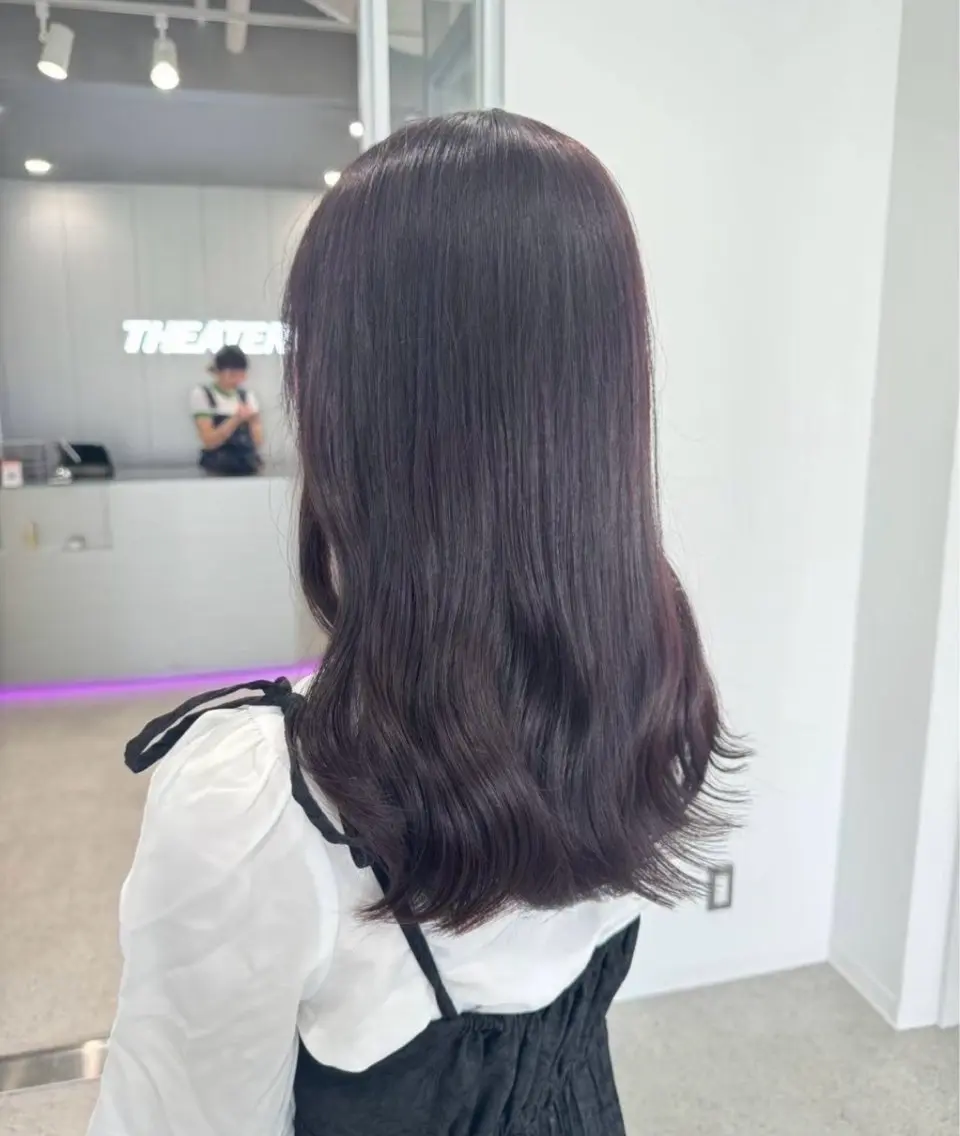 ロング ヘアカラー miku/ラベンダー 透明感カラー🪻❤︎のヘアスタイル