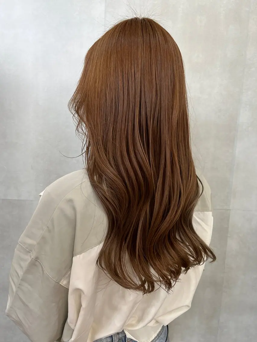 ロング カラー 林 和香菜のヘアスタイル