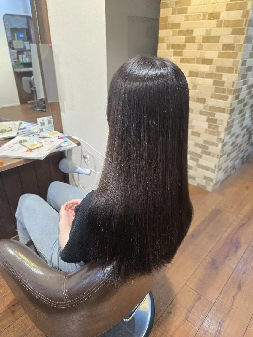 【平日限定学割】🌻透明感ワンカラー💙~トリートメント付き~の写真