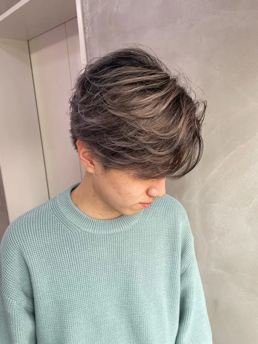 メンズ メンズバレイヤージュ Raffichi 店長 Ryoのヘアスタイル