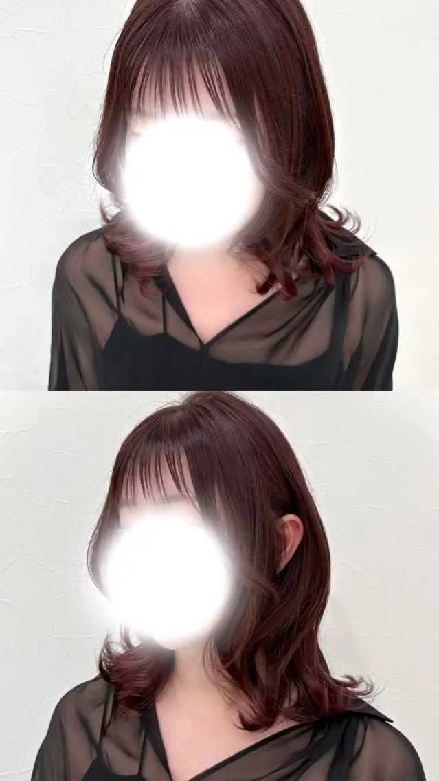 カラー カット 河合 愛実のヘアスタイル