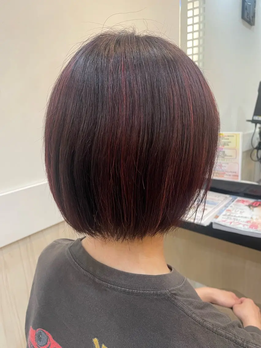 ショート カラー ヘアカラー トリートメント リリー /Men's/パーマのヘアスタイル