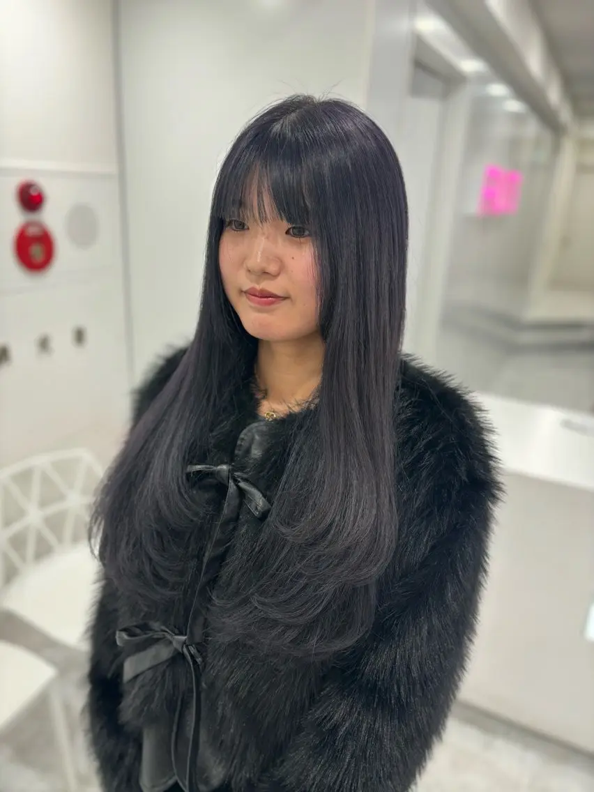 ロング カラー ヘアアレンジ レイヤーカット カット ヘアカラー トリートメント 透明感💕今っぽ似合 わせ𝐍𝐨. 𝟏のヘアスタイル