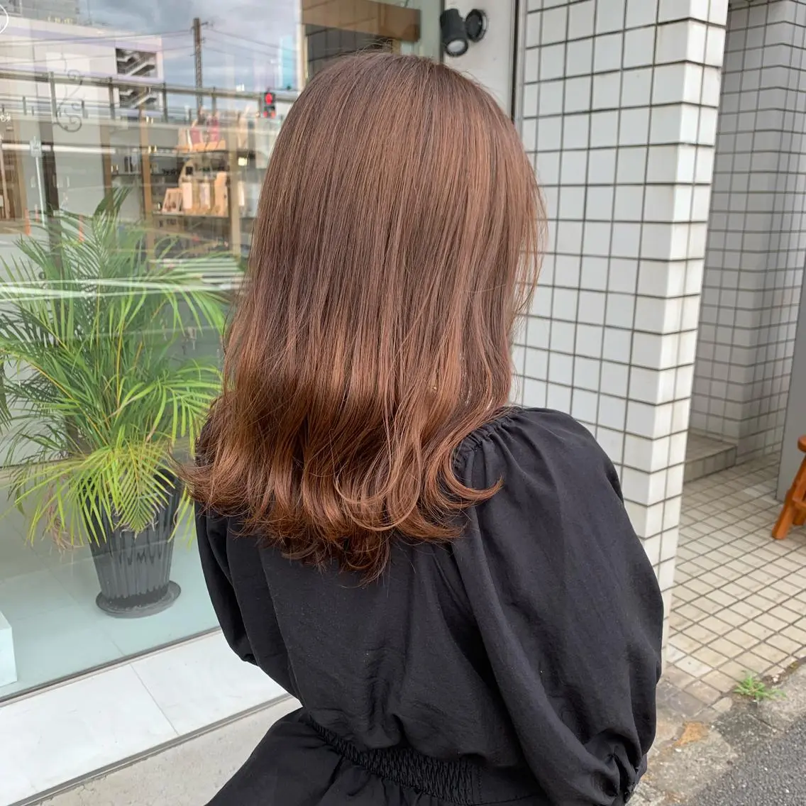 セミロング ヘアカラー 👑満足度1000% 重村 春奈👑のヘアスタイル