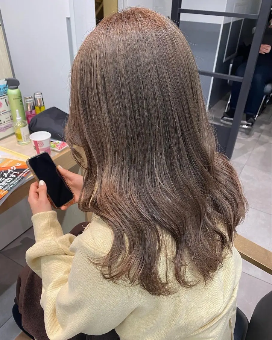 カラー 暖色カラー🍒/艶カ ラー/ほのかのヘアスタイル