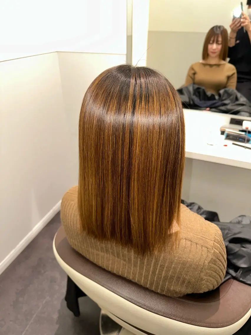 ❣️半年以内に縮毛した方限定❣️縮毛矯正リタッチ＋メンテナンスカット✨の写真