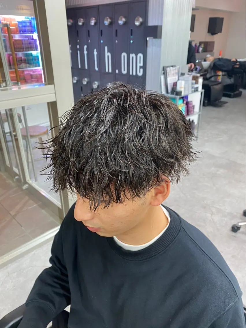 ショート パーマ メンズ キッズ カット パーマ パーマ支持率No.1 ❤️🔥安成弾のヘアスタイル