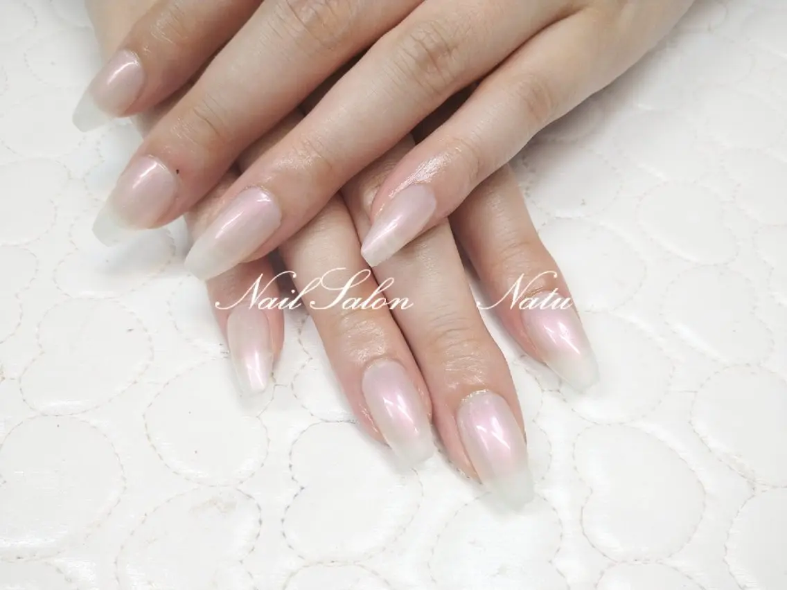 ネイル 長さ出し nailsalon Natuのネイルデザイン