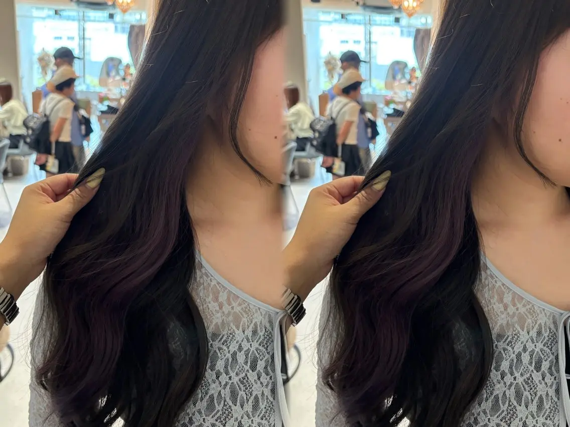 カラー すずき あいりのヘアスタイル