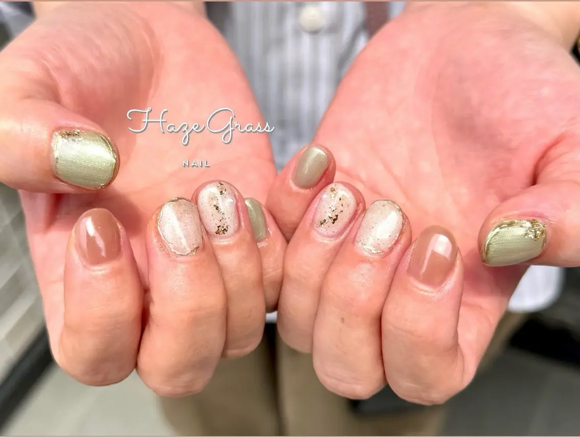 ネイル ハンドネイル HazeGrass NAILのネイルデザイン