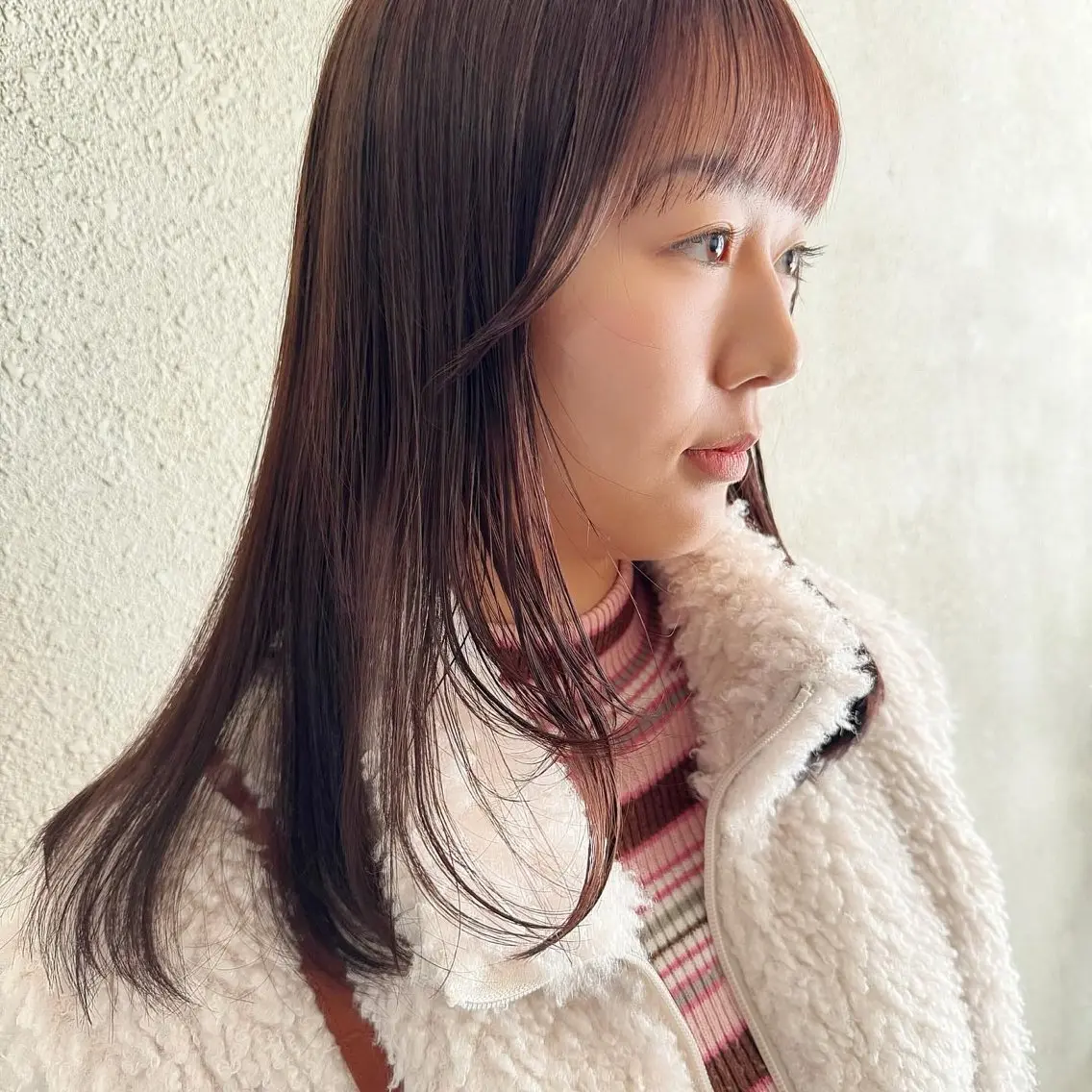 ミディアム カラー 中川 竜誠のヘアスタイル