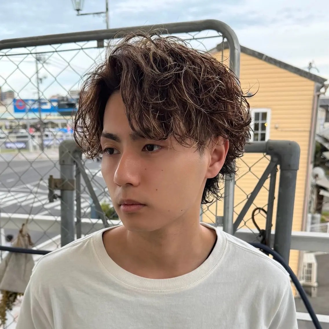 ショート カラー パーマ メンズ ヘアカラー メンズ特化🫧 YUSUKE🫧のヘアスタイル