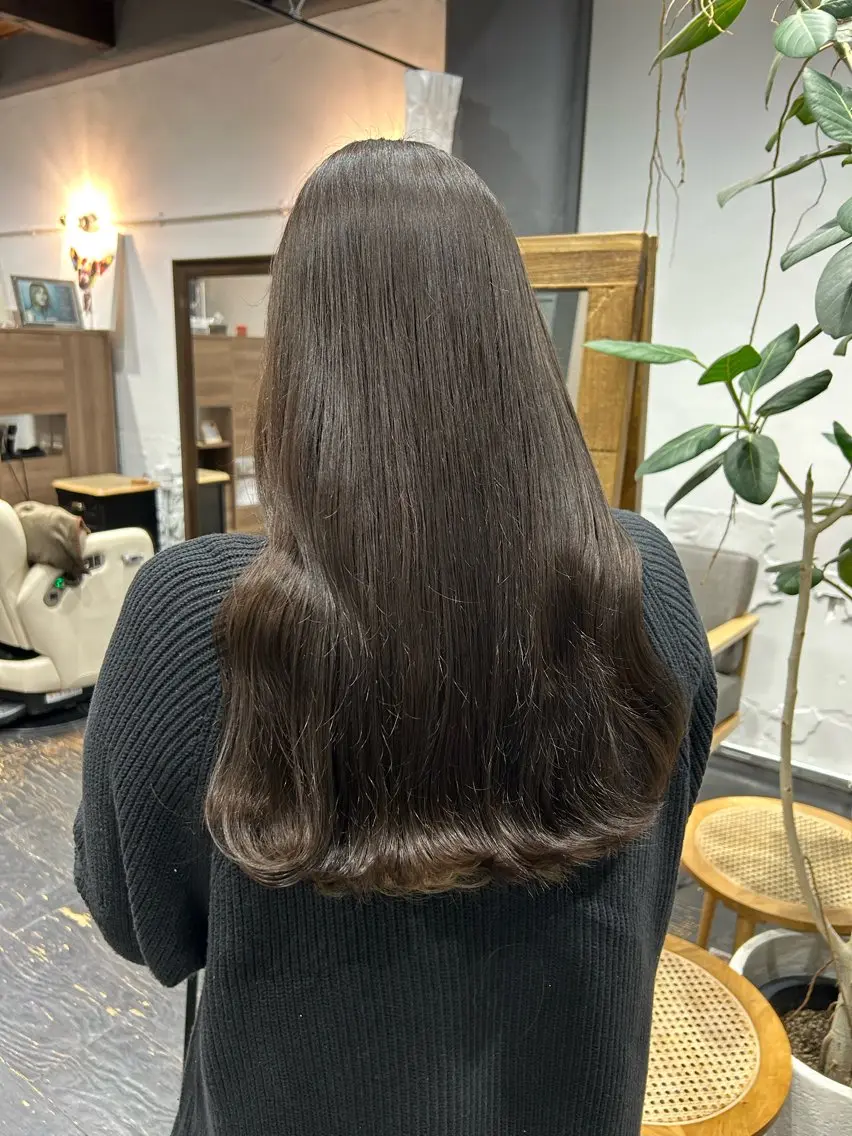 ロング レイヤーカット 木村 あかりのヘアスタイル