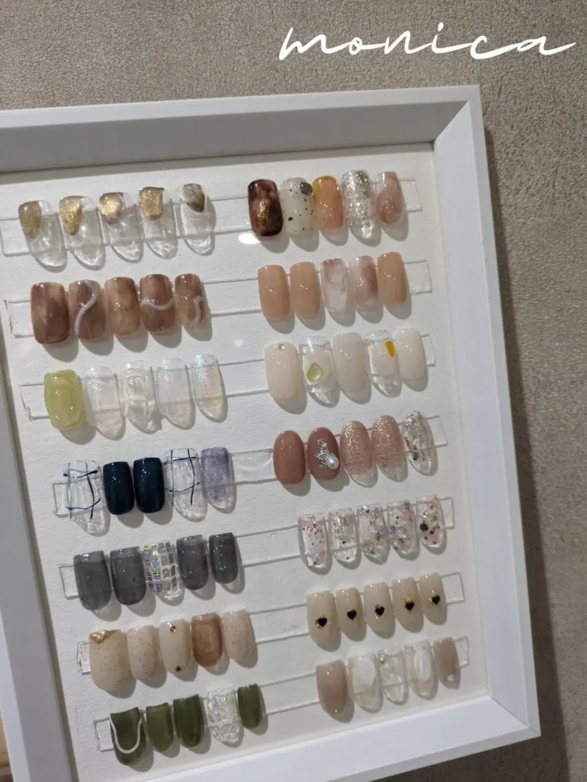 ネイル ジェルネイル パラジェル nailsalon MONICAのネイルデザイン
