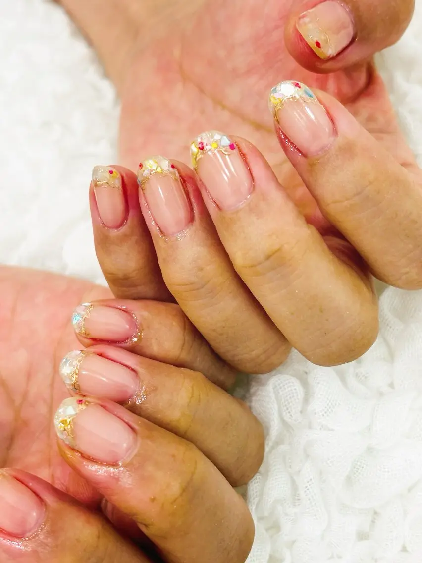 ネイル フレンチネイル Onoda Yumiのマツエク・マツパデザイン
