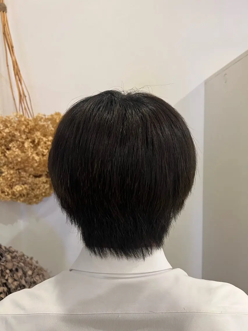 ショート カット 【本陣】カット モデル/朝岡 慧のヘアスタイル