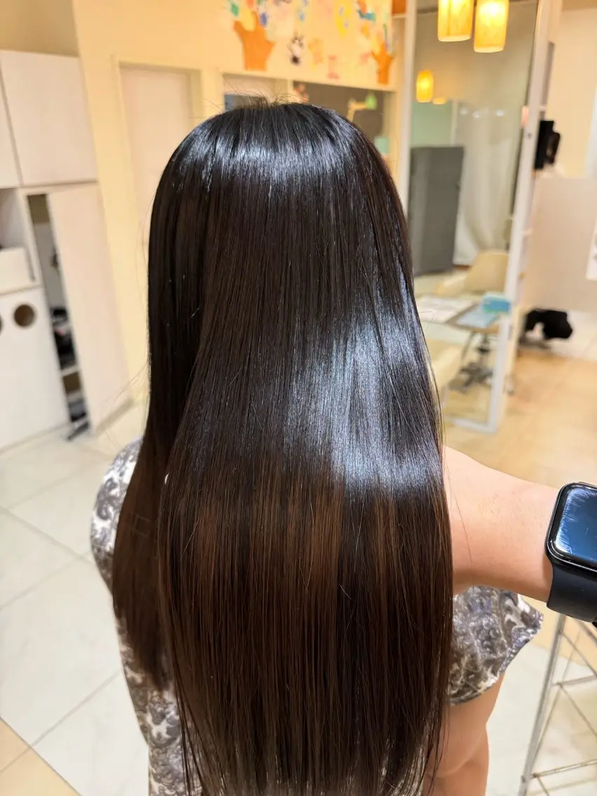 ロング 縮毛矯正 🎈カラーエステ 🎈通事  啓人のヘアスタイル