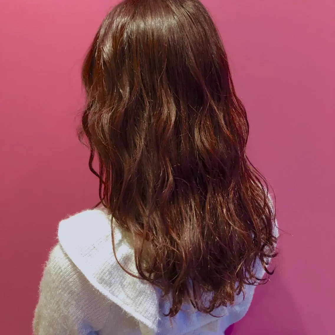 ロング カラー パーマ ピンクカラー カット ヘアカラー トリートメント ✨髪質改善縮毛矯正✨ 宇田川修平のヘアスタイル