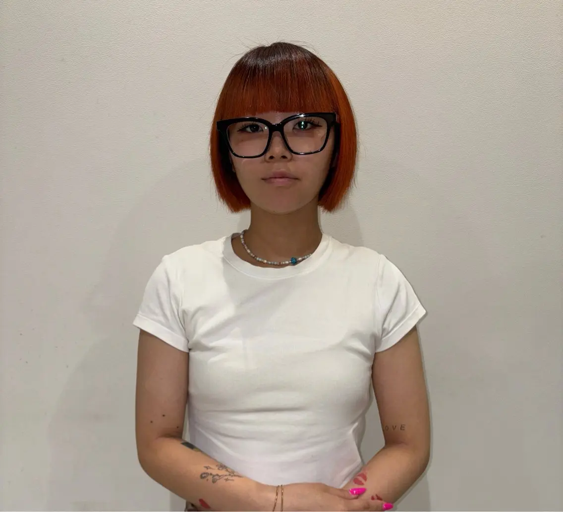 ショート カラー 山野 華愛のヘアスタイル