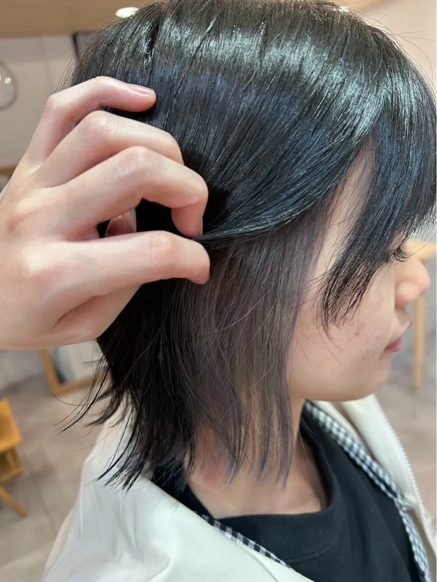 カラー ブリーチ ヘアカラー 金山カラーモデル/ 山口恵里佳のヘアスタイル