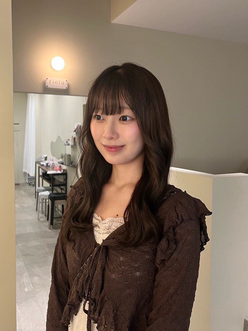 【人気No. 1✨】透明感たっぷりカラー+2stepはちみつトリートメント🍯の写真