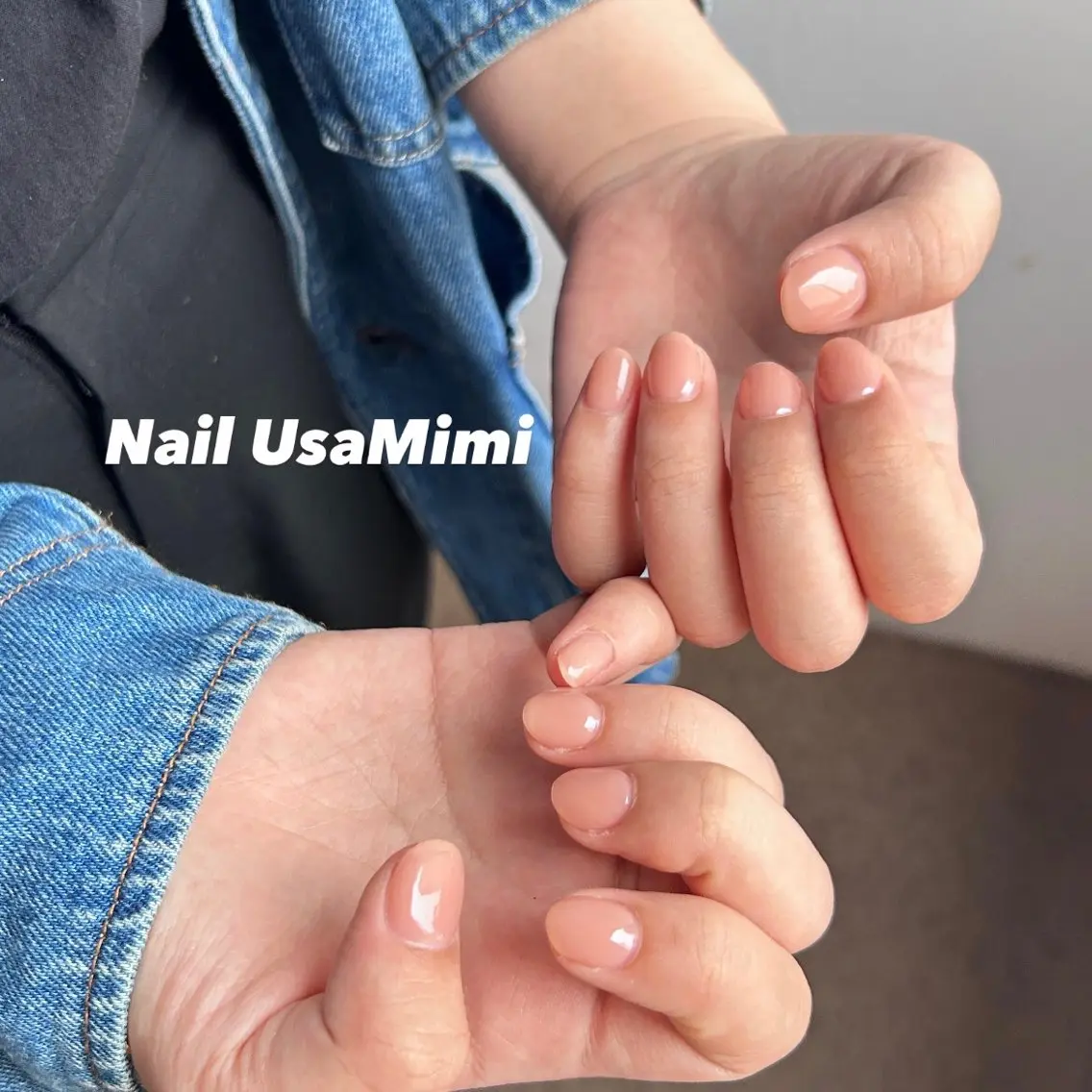 ネイル ジェルネイル マグネットネイル 持ち込み ワンカラーネイル パラジェル 本町ネイルNail UsaMimiのネイルデザイン