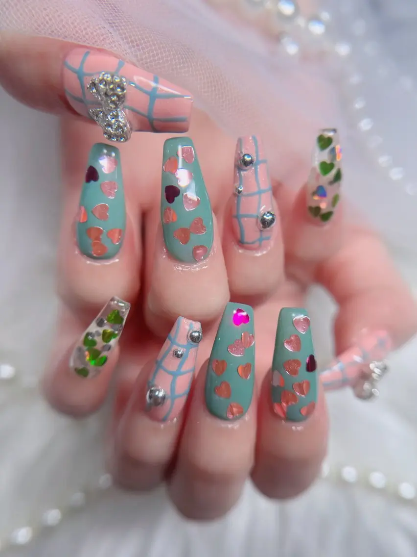ネイル フレンチネイル ジェルネイル ハロウィン 韓国ネイル マグネットネイル ハンドネイル Hbaby nailのネイルデザイン
