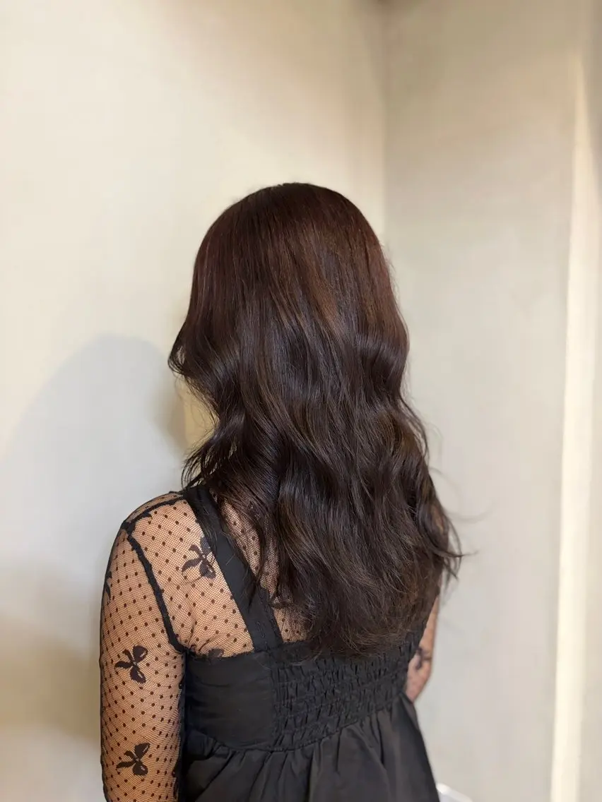 ロング カラー ヘアカラー トリートメント 透明感うる艶カラー ¦コユキ🫧💞のヘアスタイル