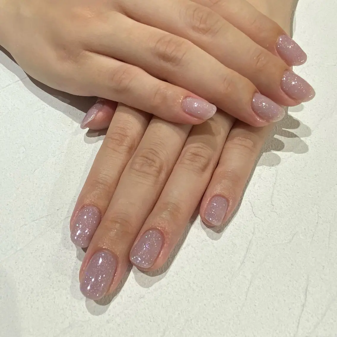 ネイル ピンク パープル muguet🎀 chikaのネイルデザイン