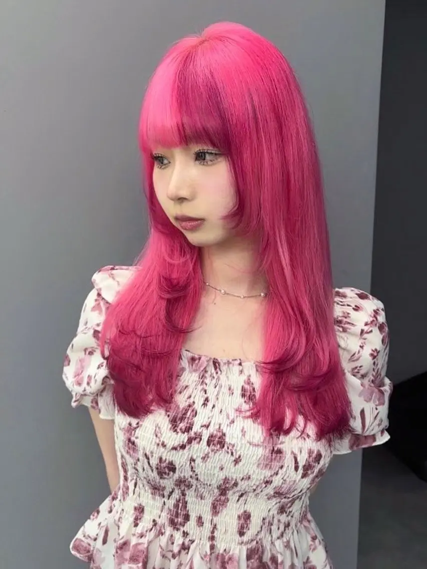 ロング カラー ヘアカラー デザインカラー /rioのヘアスタイル