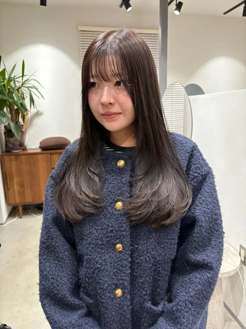 セミロング レイヤーカット ボブ/レイヤー /河内温太のヘアスタイル