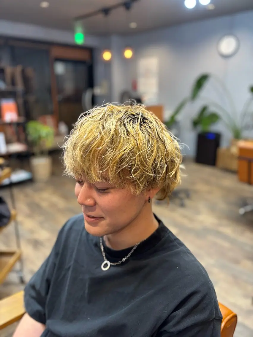 パーマ メンズ 後藤 慶斗のヘアスタイル