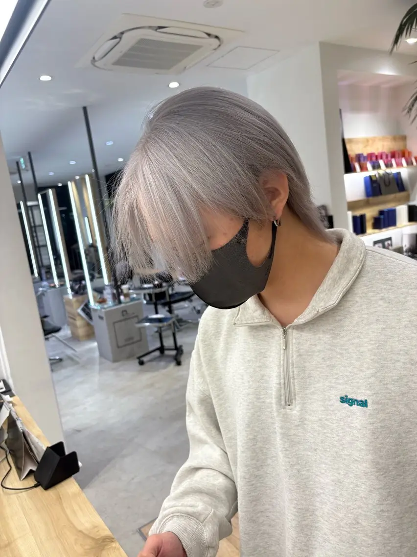 ブリーチありダブルカラーの写真