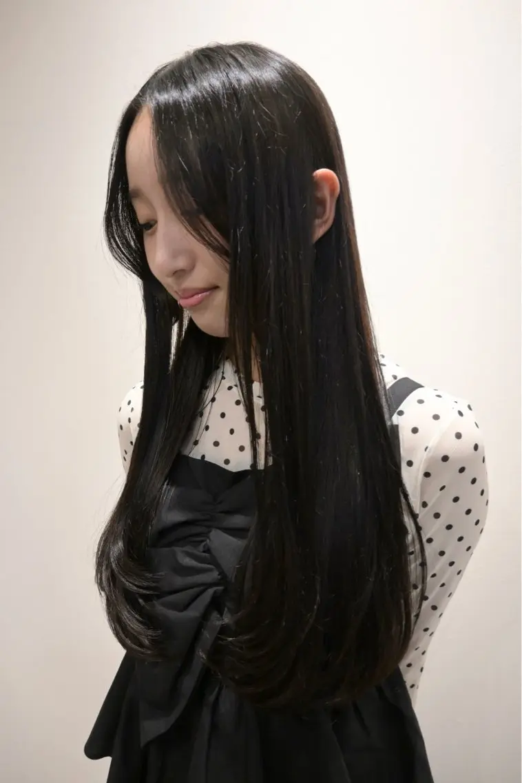 ロング カット 田中 遥陽のヘアスタイル