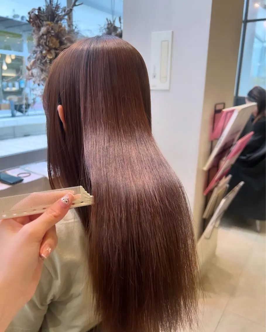 ロング パーマ 縮毛矯正 🫧Ai/ ロロネー森ノ宮💖のヘアスタイル