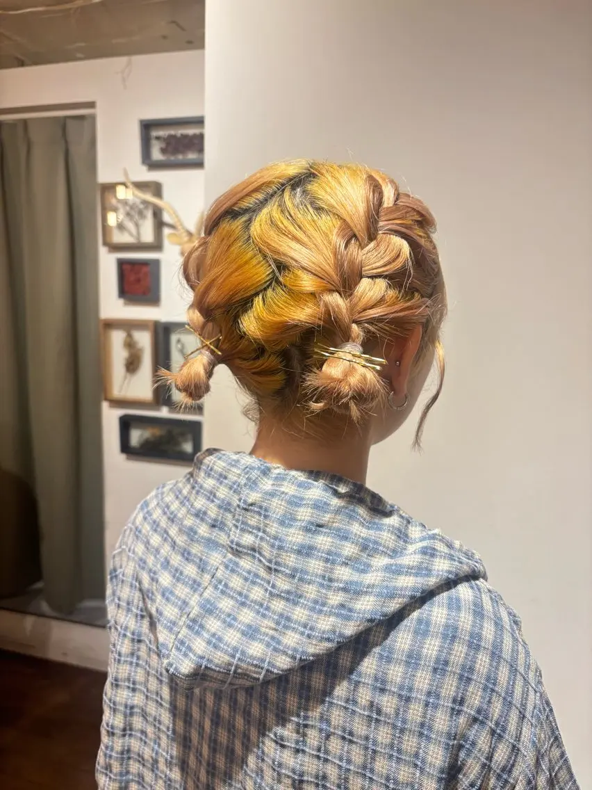 ミディアム ヘアアレンジ ✨️透明感･艶カラー ✨️RINのヘアスタイル