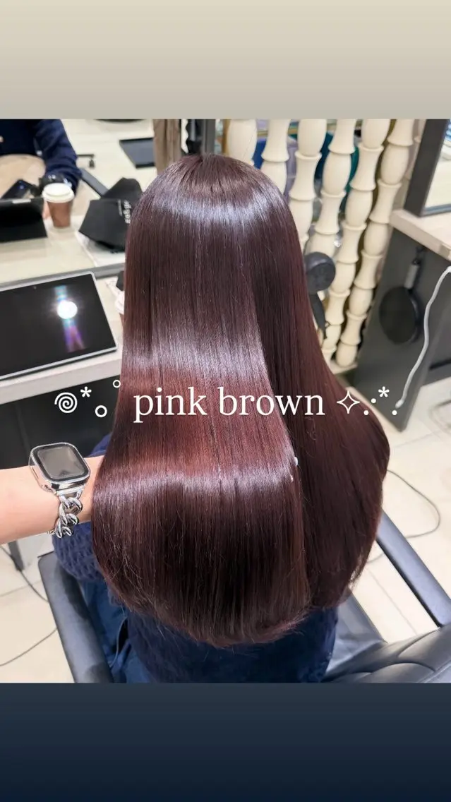 ロング カラー ヘアカラー トリートメント カナ🌀銀座/ レイヤー/透明感のヘアスタイル