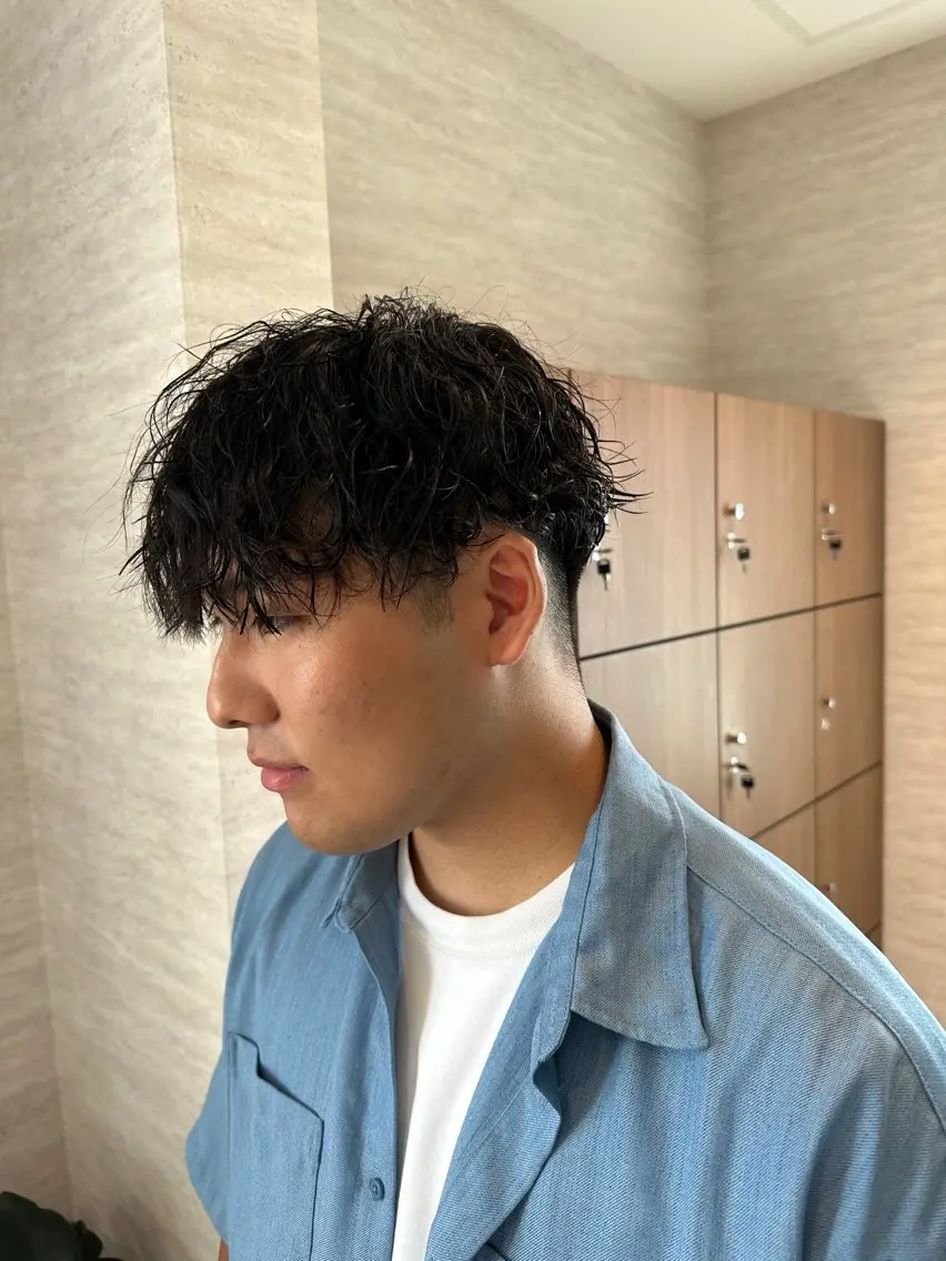 メンズ カット パーマ 小野友裕 岡崎市✨CONTY店のヘアスタイル