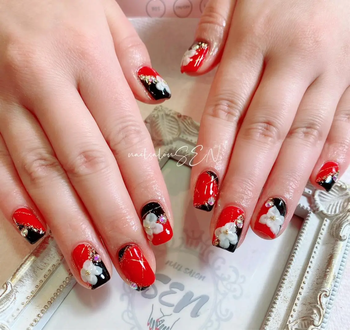 ネイル 成人式 nail salon SENのネイルデザイン