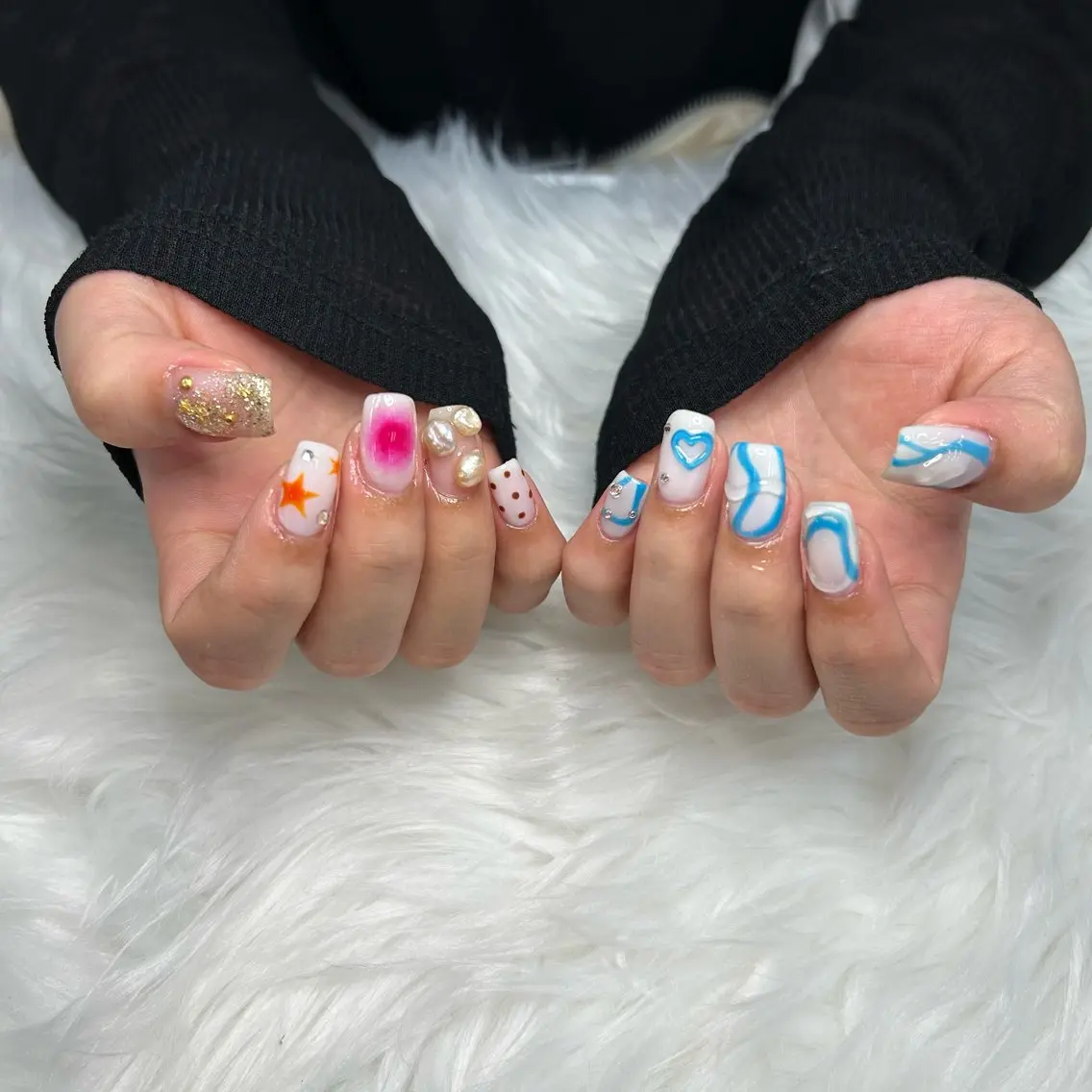 ネイル 持ち込み Bianca パルコ店ヒガのネイルデザイン