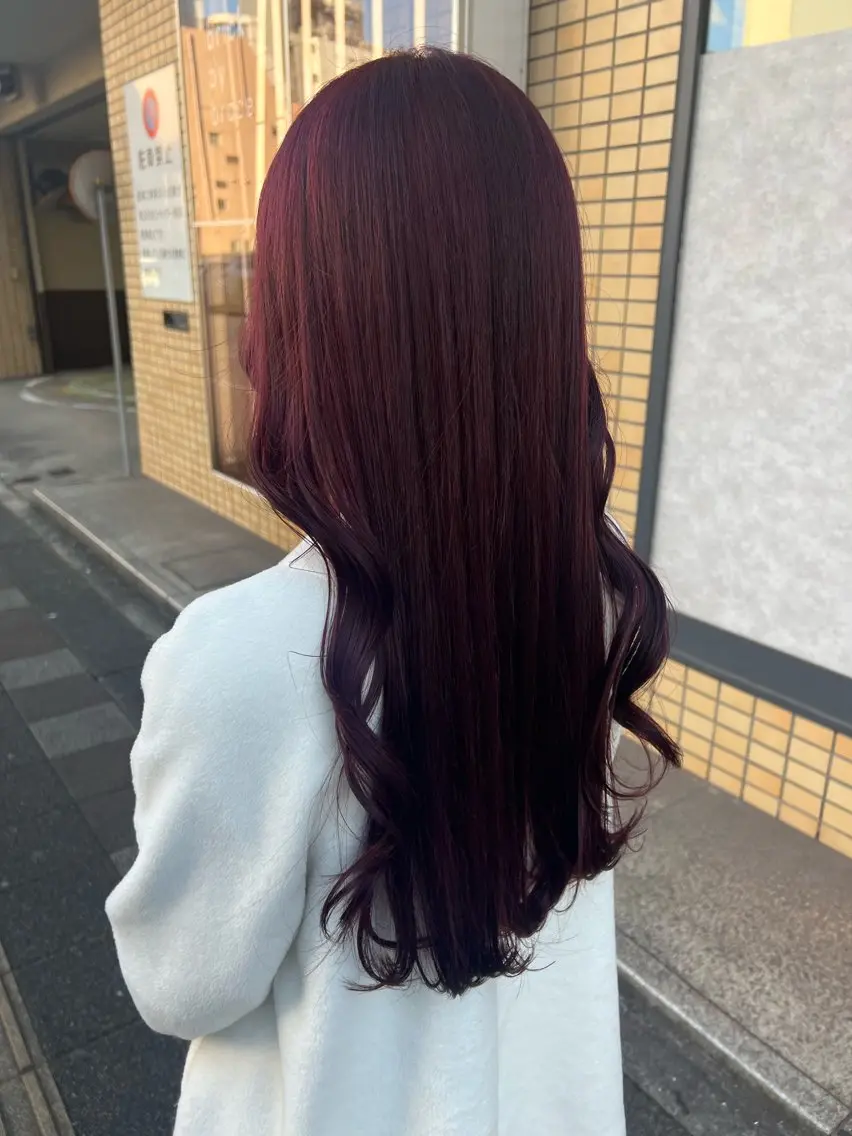 ロング カット ヘアカラー トリートメント yuuna. 🪽のヘアスタイル