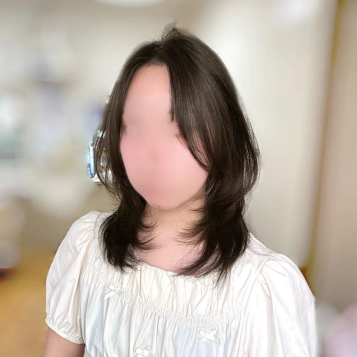 セミロング カラー ハッシュカット レイヤーカット 似合わせカット カット トリートメント 🥣 hashi 🛋️のヘアスタイル