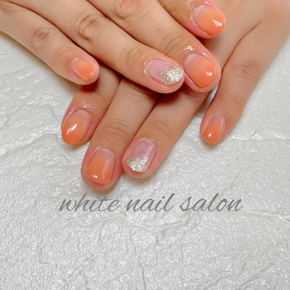 ネイル フットネイル ジェルネイル ハードジェル ラメ(グリッター) 持ち込み white nail salonのネイルデザイン