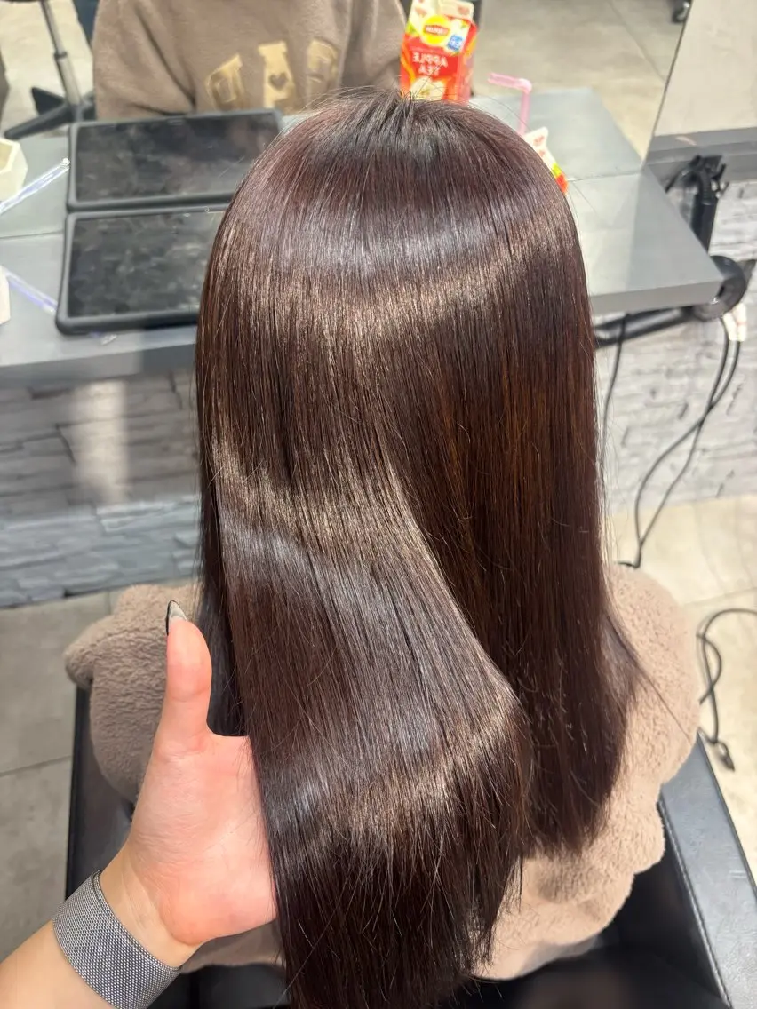 ロング カラー ヘアカラー miyu♡ 艶髪カラーのヘアスタイル