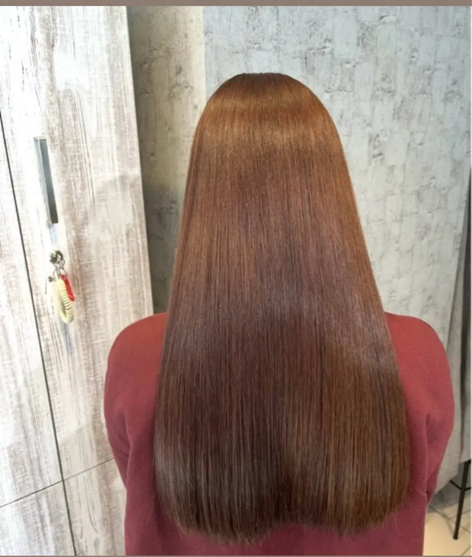 セミロング カラー ヘアカラー ✨髪質改善カラー✨ ななみのヘアスタイル