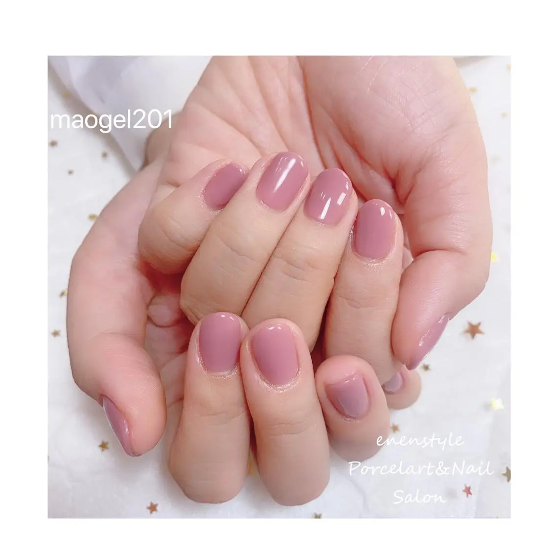 ショート ネイル ジェルネイル ニュアンスネイル オフィスネイル ワンカラーネイル パラジェル 🐾enen style 🐾のネイルデザイン