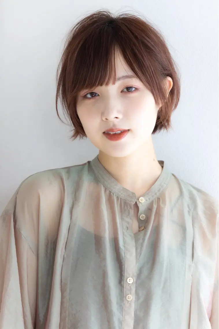 ショート カラー ヘアアレンジ 銀座 髪質改善 🧸HINATAのヘアスタイル