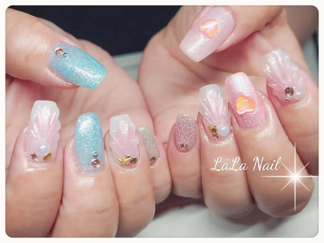 ネイル チークネイル LaLa Nailのネイルデザイン
