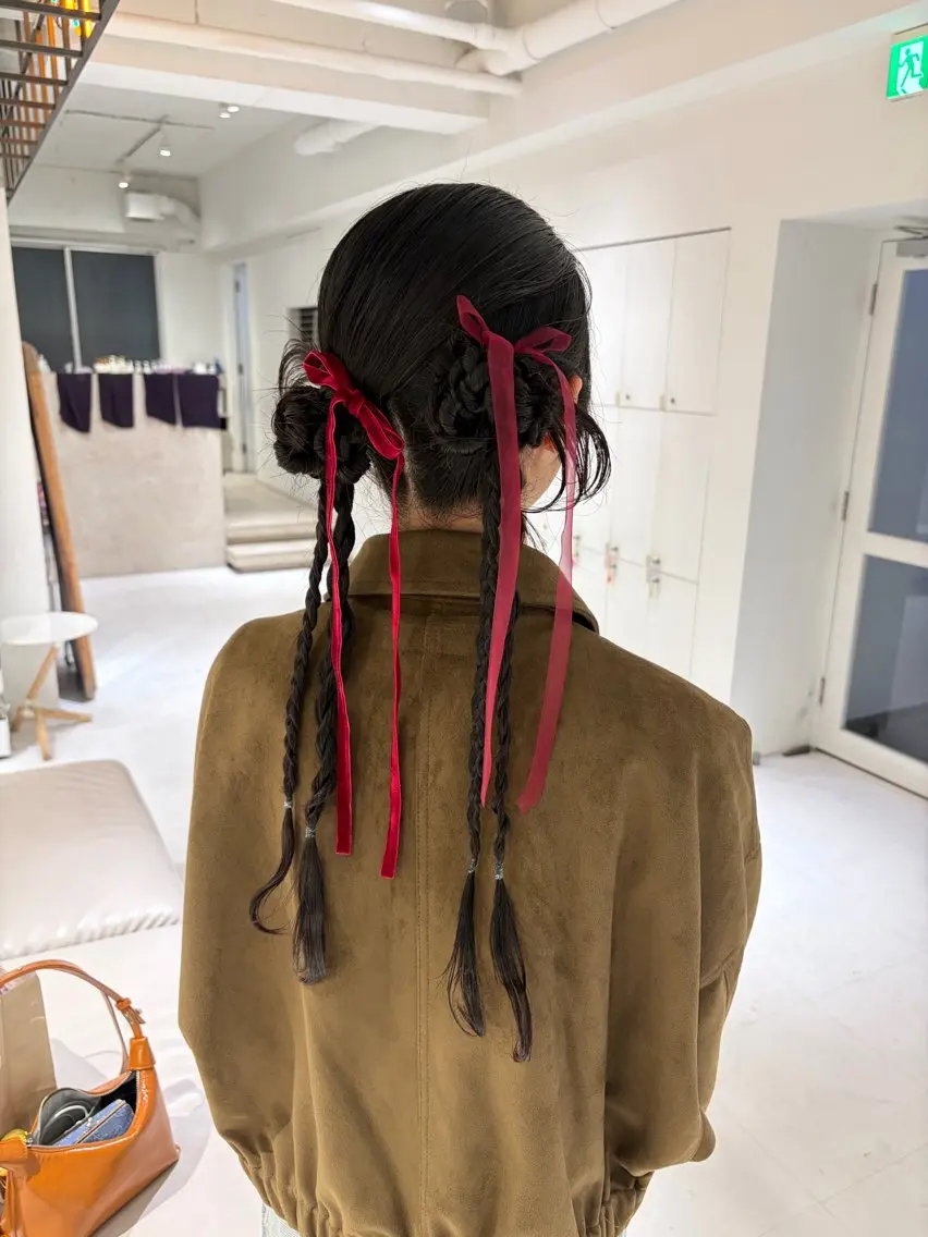 ロング ヘアセット haruko🎀⌇ レイヤーカットのヘアスタイル