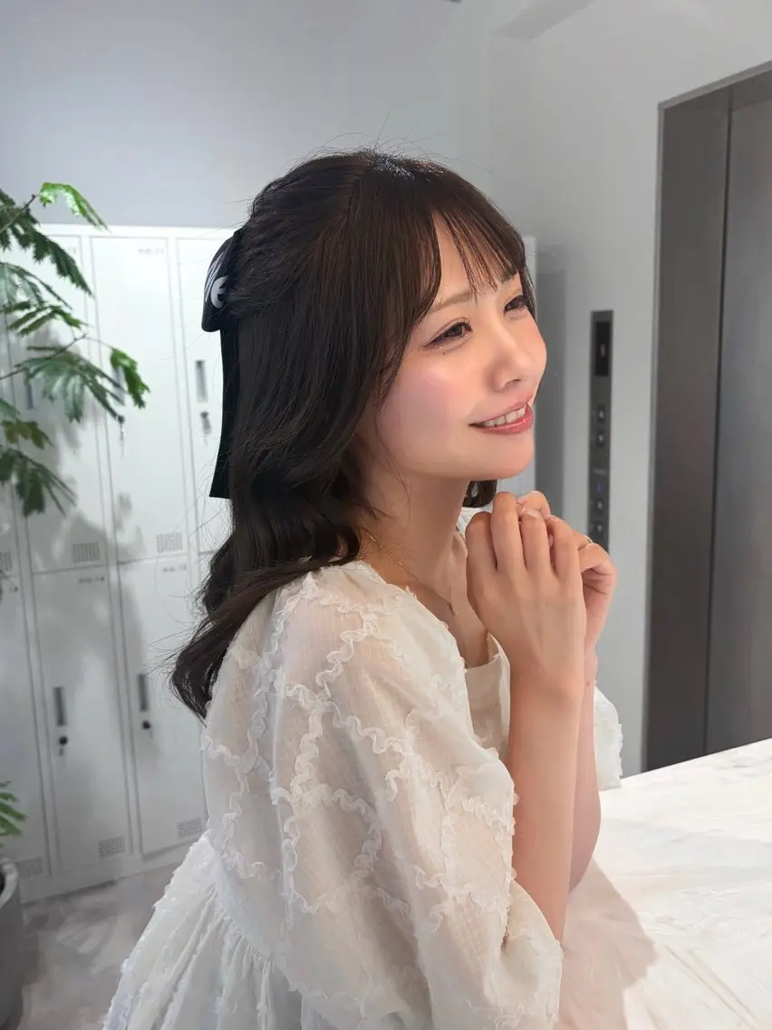 ミディアム ヘアカラー 透明感カラー🪽 ゆうかのヘアスタイル